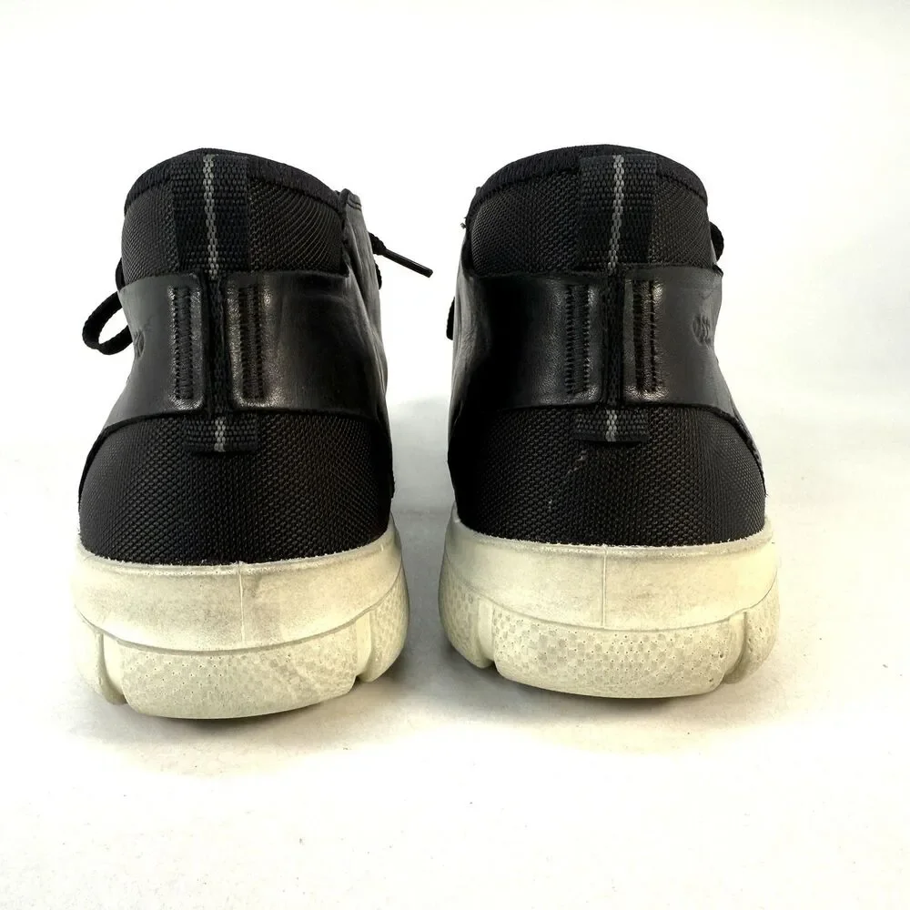 Ecco Intrinsic 1 Trainers Shoes Chukka Boots Black Lace Up Mens Size 47 US 14